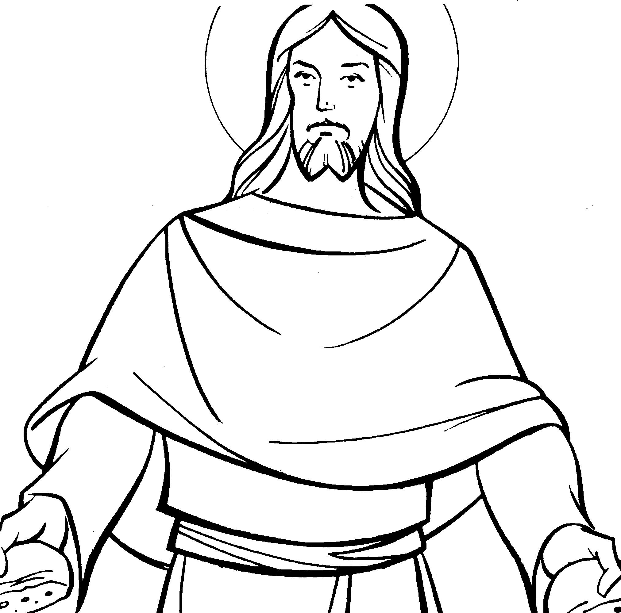 Jezus Chrystus kolorowanki